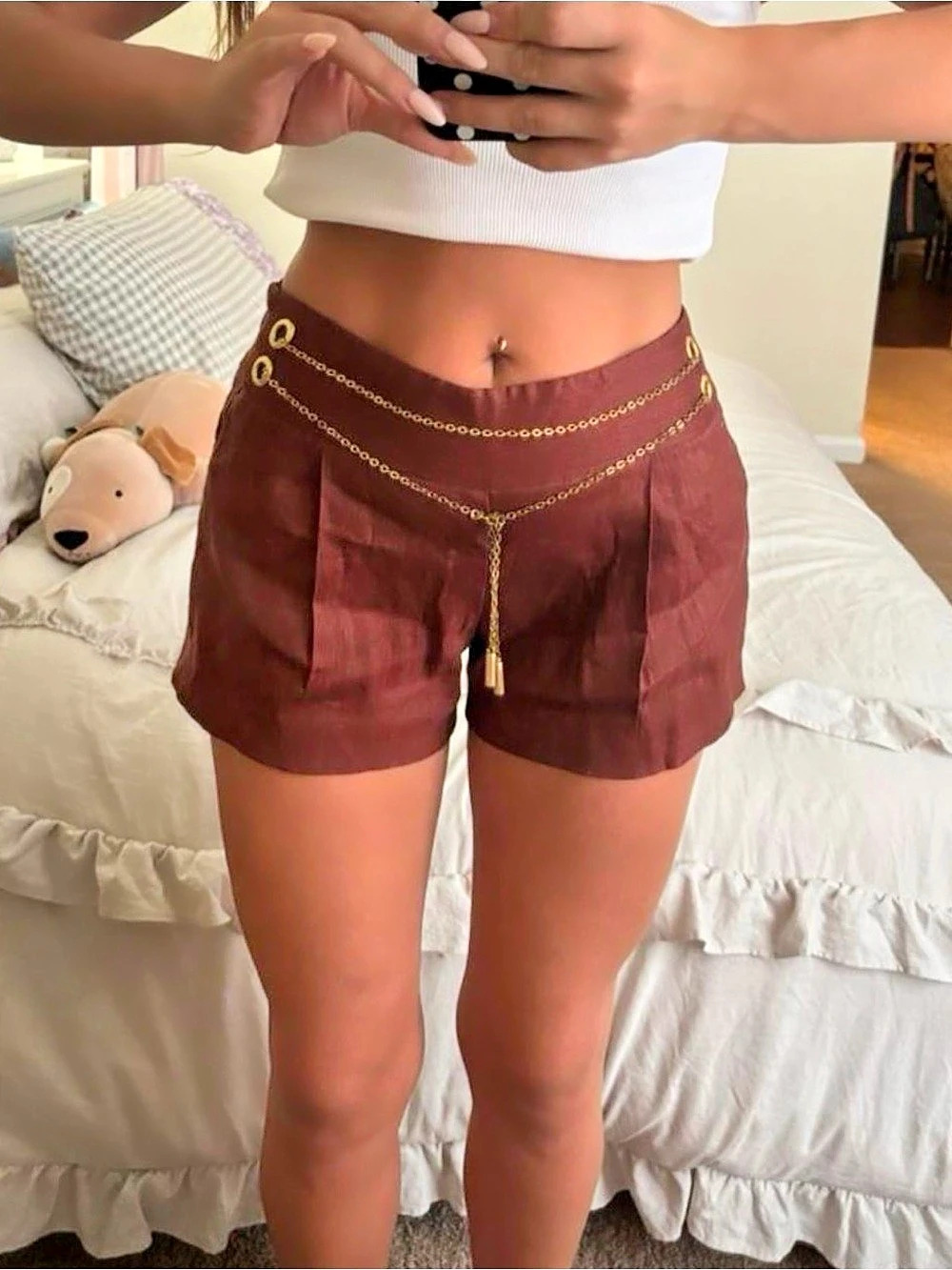 Body by Victoria Micro Shorts in Brown
